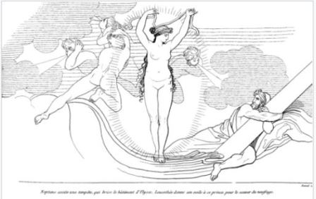 ギリシャ神話からの絵画　海の女神イーノの画像